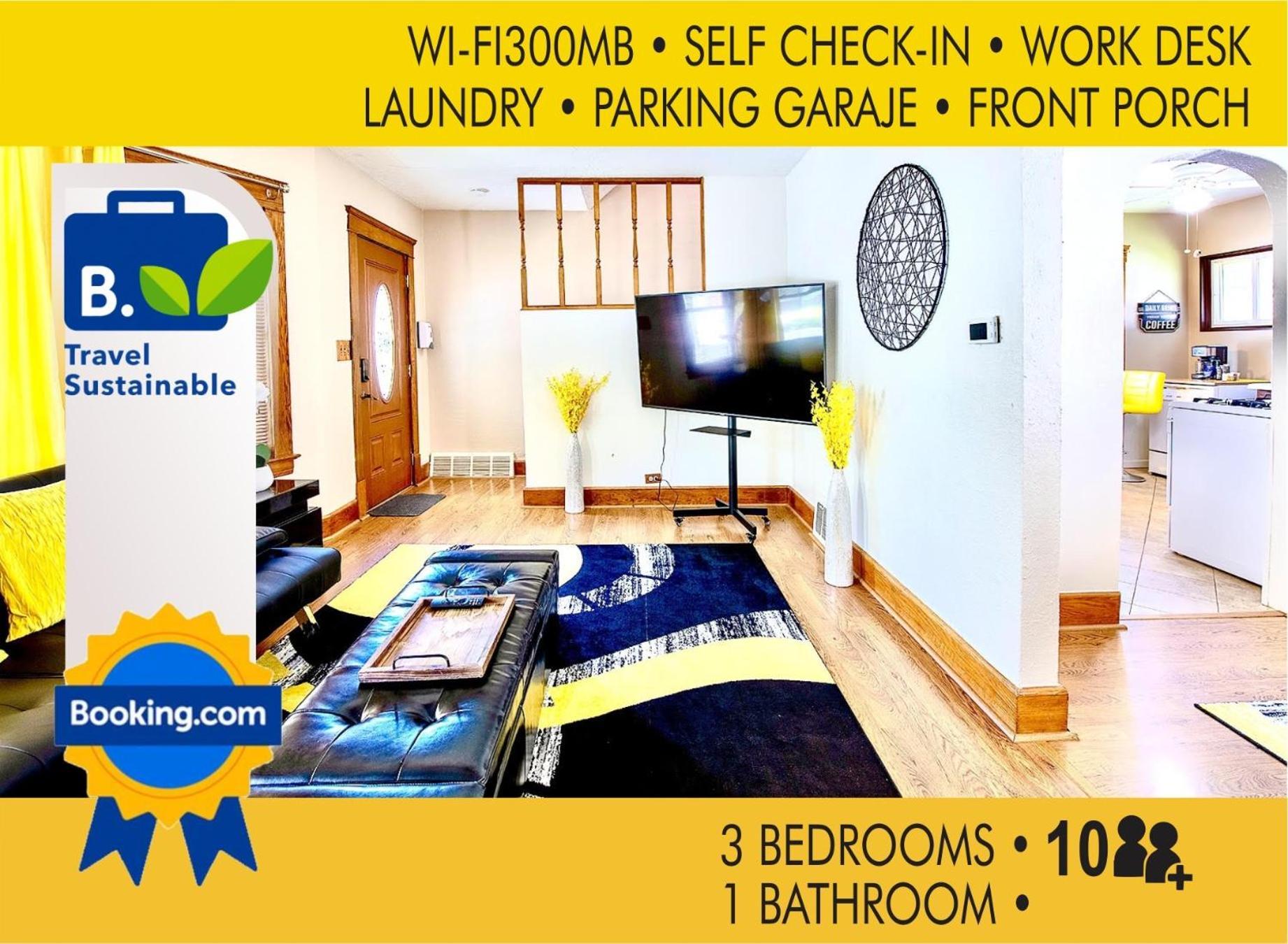 The Amber Retreat - Brooklyn Centre Comfort - Charming Space For Families, Couples & Business Travelers Near Downtown - With 300Mb Wifi, Parking & Self Check-In Cleveland Exterior foto